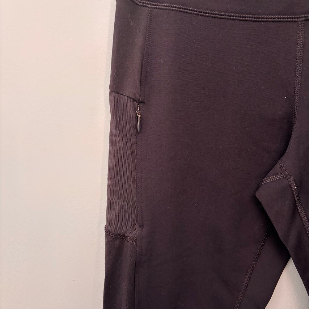 North Face Women's Winter Warm Mid-Rise Tights Leggings Black - Picture 5 of 5